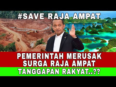 PEMERINTAH MERUSAK SURGA RAJA AMPAT ?? TANGGAPAN RAKYAT..#SAVERAJAAMPAT