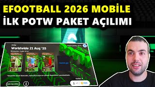 EFOOTBALL 2026 MOBİLE İLK POTW AÇILIM ve ONLİNE MAÇ 🔥MAKSİMUM POTW KOLEKTİF GÜCÜM