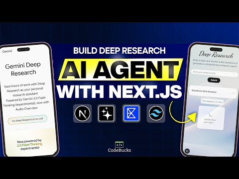 Build Deep Research AI Agent with Next.js, Vercel AI SDk and LLMs like Gemini, Deepseek & Gpt-4o