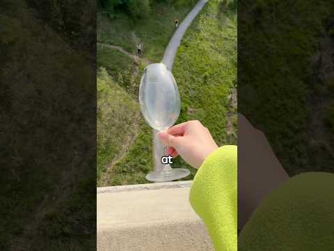 At what height does unbreakable glass break? #shorts