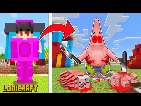 I Scared My Friend as Jumpscare PATRICK THE STAR in Minecraft...