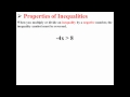 Inequalities: Operations and Solutions