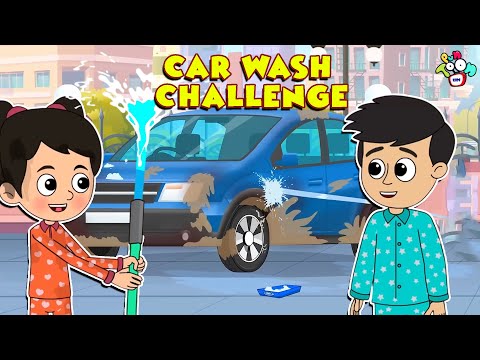 Car Wash Challenge | Sunday Funday | বাংলা গল্প | বাচ্চাদের জন্য নৈতিক গল্প | PunToon Kids