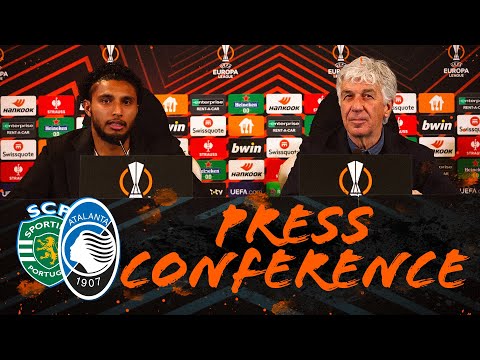 UEL andata Ottavi | Sporting-Atalanta | La conferenza stampa di Gasperini ed Éderson