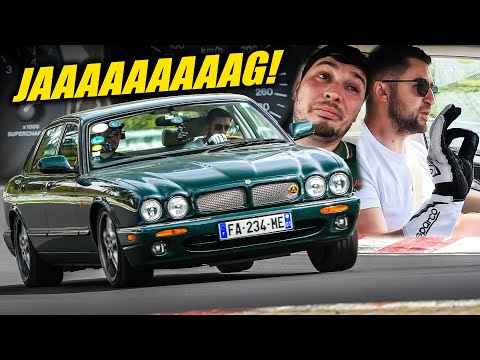 Pushing V8 Supercharged Jaguar XJR! // Nürburgring