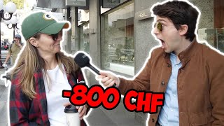 "SCHUHE FÜR 800 FRANKEN?!" | Ask Zürich