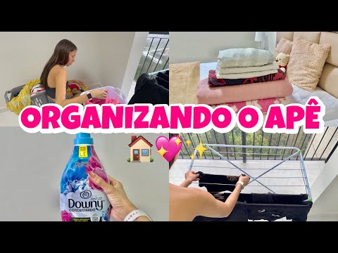 DIA DE LAVAR ROUPAS| ORGANIZAÇÃO| quase tudo pronto🏠💖✨