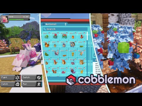 Cách Cài Addon Cobblemon V1 Mới Nhất Việt Hoá Có Giao Diện Chiến Đấu Giống Pc Cho Minecraft Pe 1.21