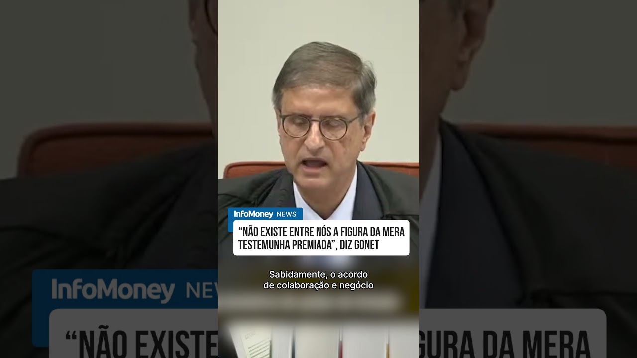 Gonet critica delação de Cid veja trecho | InfoMoney News