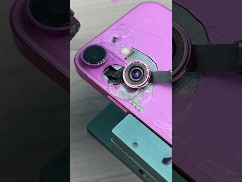 Change backglass iPhone 16 pink #iphone16 #smartphone #shortsfeed #fyp #fypシ