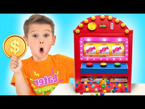 Niños juegan con la Tragamonedas Mágica