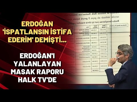 Erdoğan 'İspatlansın istifa ederim' demişti... Erdoğan'ı yalanlayan MASAK raporu Halk TV'de