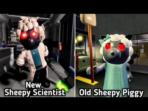 Roblox Piggy New Sheepy Scientist Piggy Vs Old Sheepy Piggy Jumpscares Animation Comparison