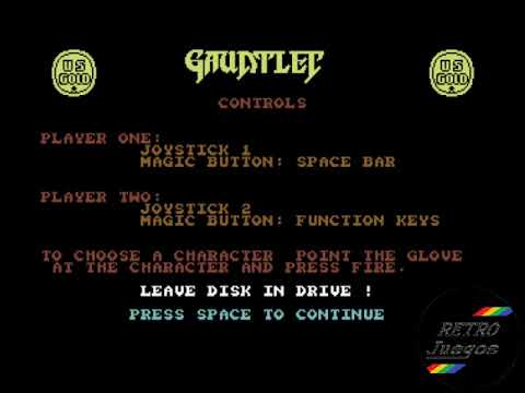 Gauntlet para Commodore 64 - Review de RETROJuegos de Fabio Didone