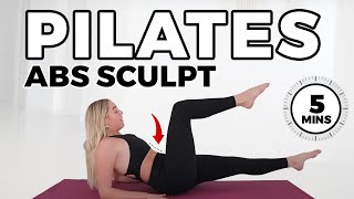 5 MIN ABS | Pilates Abs Sculpt