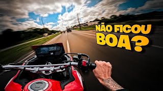 TESTANDO OS CORTE DE GIRO NOVO DA XRE 300
