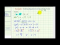 Quadratic Equations and Their Solutions