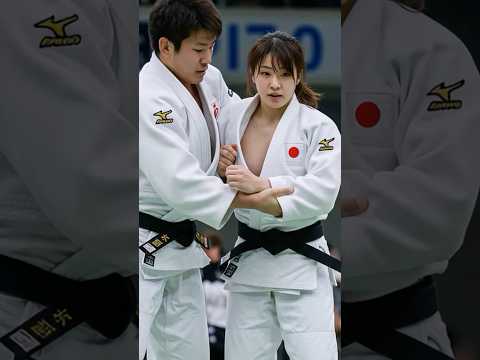 絶対に目線を外さない柔道家#ai #judo #athlete #sports #美女