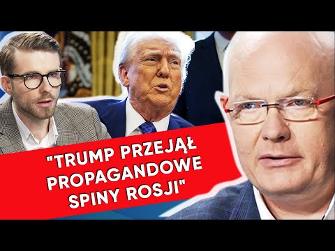 Lawina krytyki po słowach Trumpa o Ukrainie. Gramatyka: Przejął propagandowe spiny Rosji