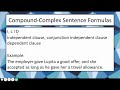 Exploring Compound Complex Sentences