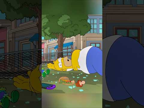 Homer has an accident #simpsons
