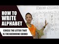 Identifying First Letters of Words