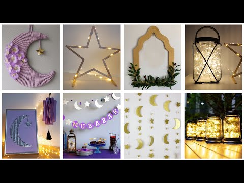 أفكار ✨💜لزينة رمضان 2025 🌙بطريقة بسيطة باشياء متوفرة عندك #diy #deco #craft #ideas رمضان#ramadan