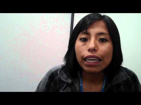 Youth Climate Change Perspectives: Ana Lucía from Bolivia (Espanol)