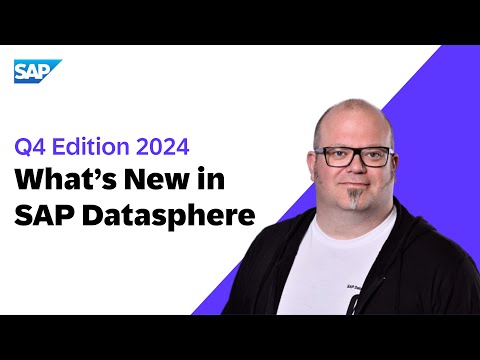 What’s New in Datasphere in Q4, 2024 ✨