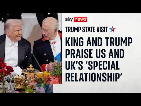 King praises Trump's 'commitment' to ending wars - as Trump hails 'priceless' UK-US bond