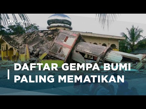 Ada Indonesia, Ini Daftar Gempa Bumi Paling Mematikan