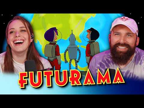 THEY RE-NAMED URANUS TO WHAT?! First Time Watching Futurama *A Big Piece of Garbage*