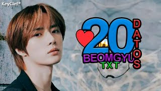 20 Curiosidades sobre BEOMGYU de TXT que No Sabías | ¡La Última te Sorprenderá!