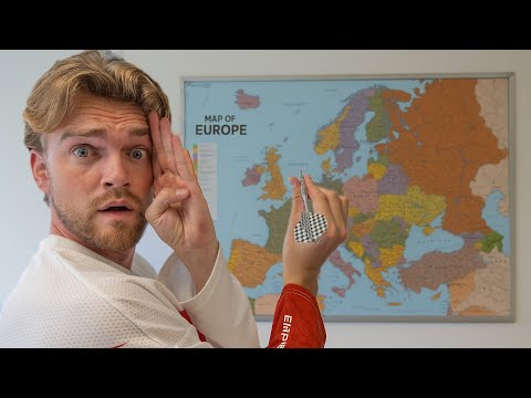 Wij Gooien Een Dartpijl Op De Kaart Van Europa En Waar Hij Landt Vliegen We Naartoe...
