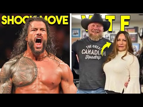 Roman Reigns Shock WWE Plans...Brock Lesnar Wife W.T.F...Sad News Bronson Reed...Wrestling News