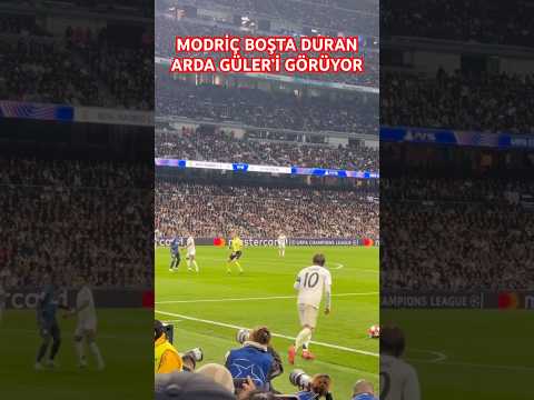 Modriç,boşta duran Arda Güler’i görüyor ancak…