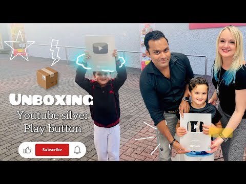 Unboxing YouTube silver button by Ali Noman