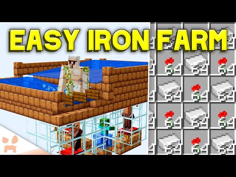 MINECRAFT 1.19+ IRON FARM TUTORIAL | Easy, Efficient