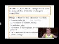 Properties and Changes of Matter
