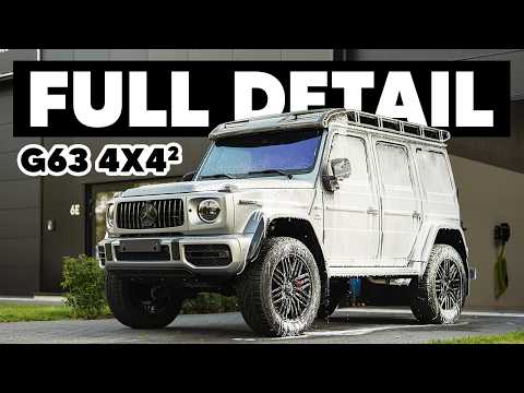 How I Detail a Matte Mercedes G63 4x4² - Deep Clean & Coating