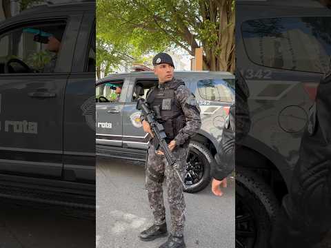 ROTA e Polícia do Exército! Juntos na Escolta Presidencial #rota