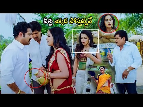 Trisha & Jr Ntr Super Hit Movie Love & Comedy Scene | Telugu Movies | Cinema Chupistha