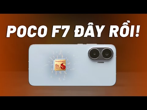 POCO F7 Đây Rồi - Snapdragon 8s Gen4, Pin 7550mAh, Giá Rất Rẻ!