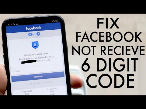 Six Digit Confirmation Code For Facebook - 09/2021