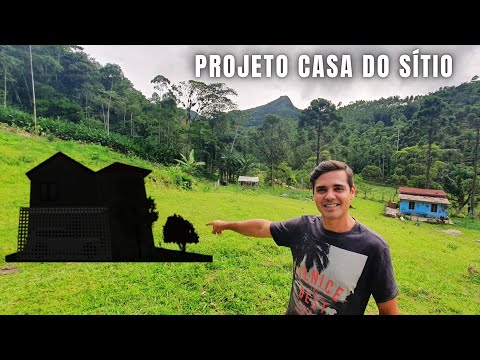 PROJETO DA CASA NO SÍTIO FICOU PRONTO. VOCÊ IRÁ SE SURPREENDER!