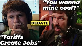He Tries His Best To Convince Destiny The Tariffs Are A Good Idea
