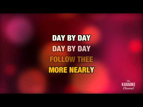 Day By Day : Godspell (Broadway Version) | Karaoke with Lyrics