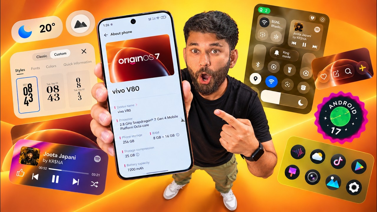 Origin OS Is Finally Launched In India! ft. vivo V80