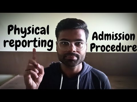 Physical reporting | Admission procedure in JSS Noida