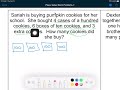 Understanding Word Problems with Cookies